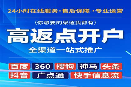搜索开户返点政策下的用户增长案例